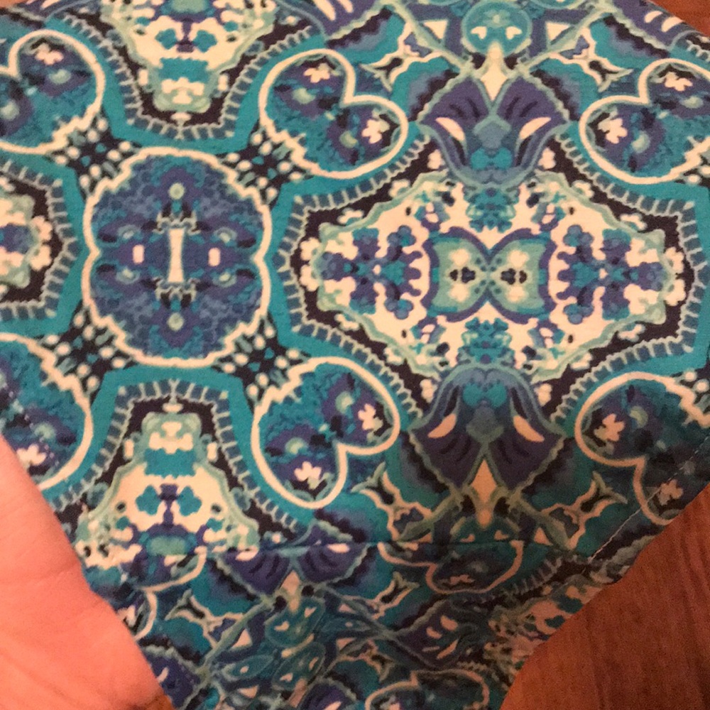 blue pattern bikini set - Picture 7 of 7